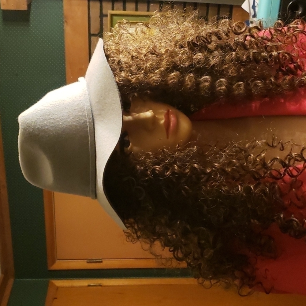 Gray Wool Hat - image 1